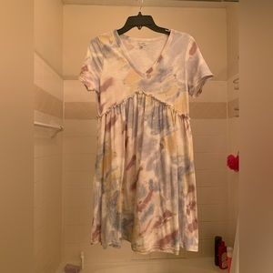 Love, Fire Tie Dye Dress Size M